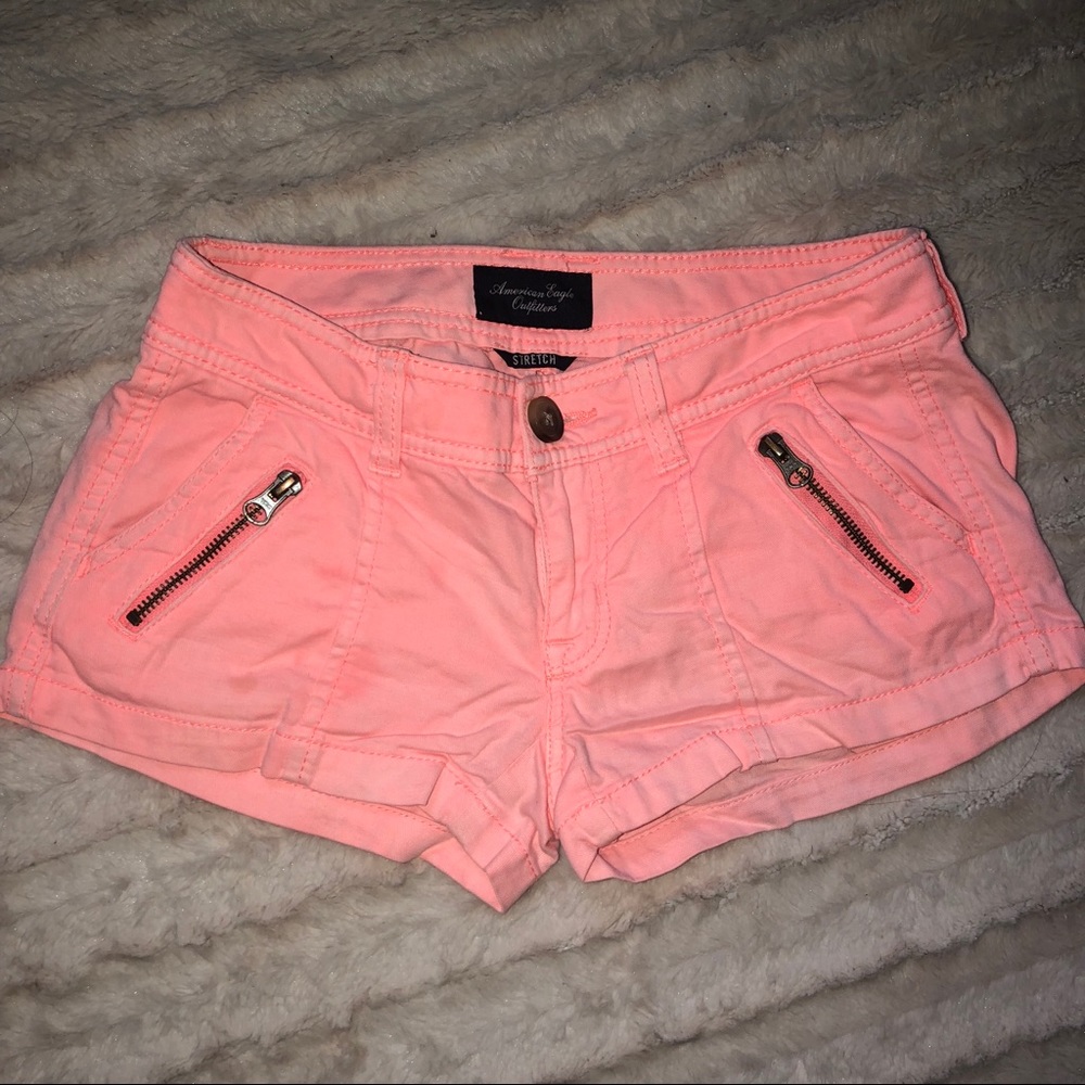 American Eagle Coral Shorts